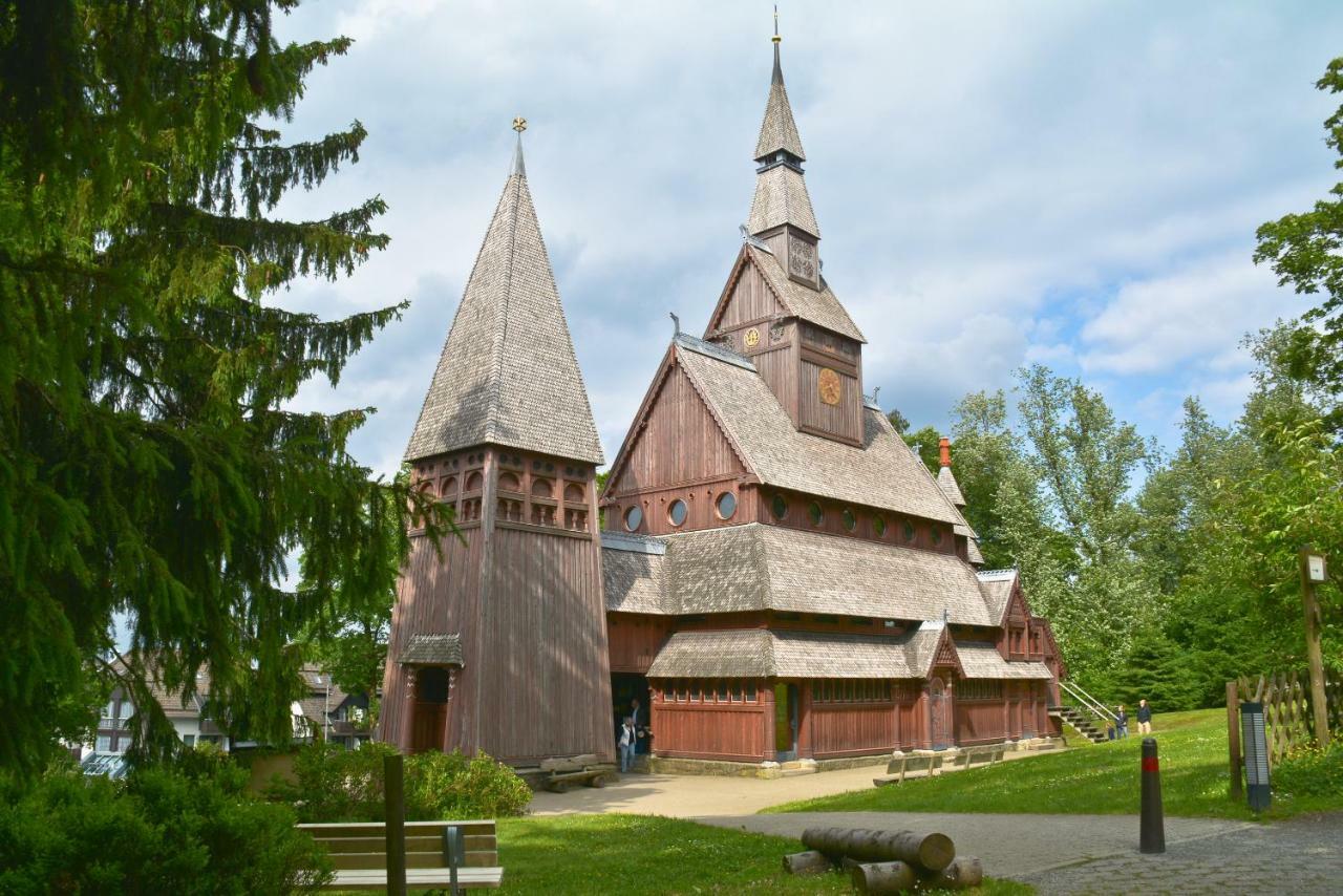 Ferienblockhaus Auerhahn & Luchs Villa Goslar Exterior foto